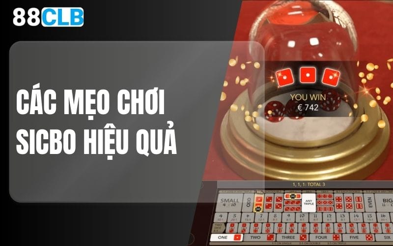 Các mẹo chơi Sicbo hiệu quả