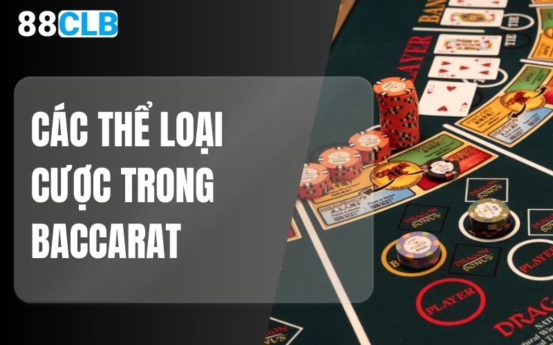 Các thể loại cược trong Baccarat