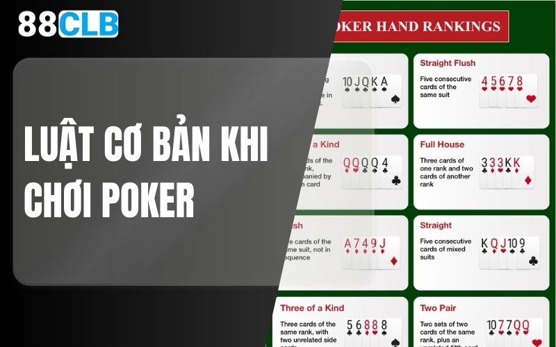 Luật chơi cơ bản trong Poker