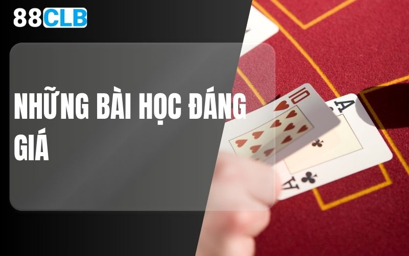 những bài học đáng giá